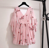 Ruffled Blush Dress - Label Frenesi Fashion